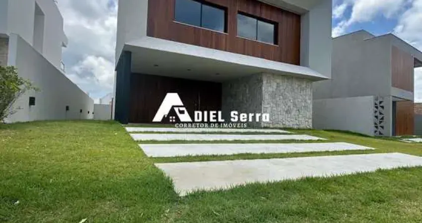Alphaville Litoral Norte 2 - 378,47m² - Nascente - 4 suítes  sendo 1 c/ closet - Lavabo - Área de serviço - Área Gourmet - Piscina - 3 vagas