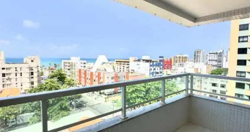 Spazio Pituba - 86m² - 2 quartos - 1 suíte - Vista mar frontal - Varanda - Armários - Varanda - 3 banheiros - 1 vaga