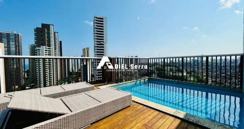 Horto Florestal - Cobertura - 220m² - 3 suítes - Closet - Home - Dependência completa - Piscina privativa - Lavabo - 3 vagas