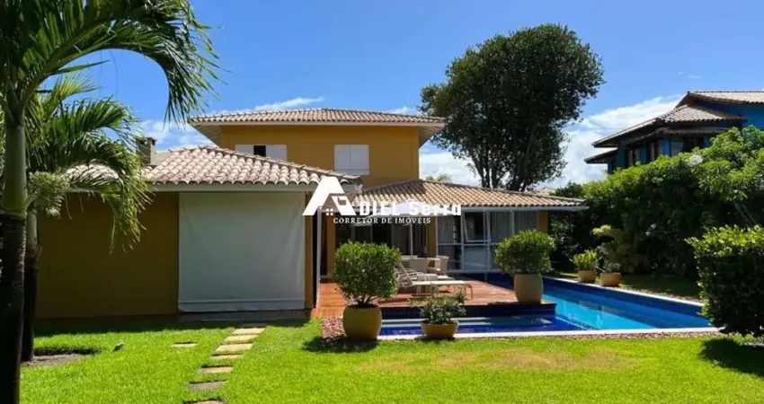 Sauípe - 1.200m² terreno - 345m² área fechada - PORTEIRA FECHADA - Decorada - Mobiliada - Recém reformada - 4 suítes - Churrasqueira - 4 vagas
