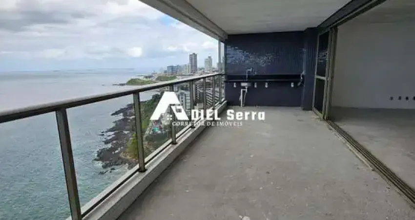 Ocean Ondina - 04 suítes com 245m² - Andar alto - Frente Mar - 04 vagas - Lazer completo