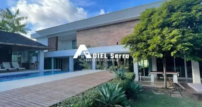 Mansão no Alphaville Salvador 01 - Alto luxo - 06 suítes - Closet - Varanda - Cinema - Academia - Área gourmet e Piscina privativa - Energia Solar