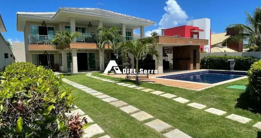 Guarajuba - 06 suítes + Dependência - Condomínio Paraiso - Porteira Fechada - Área gourmet com Churrasqueira e Piscina