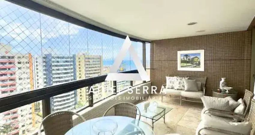 Pituba Ville | 3 Suítes + Gabinete | 245m² | 4 Vagas | Dependência completa | Banheira | Closet | Suíte master | Total infraestrutura de lazer