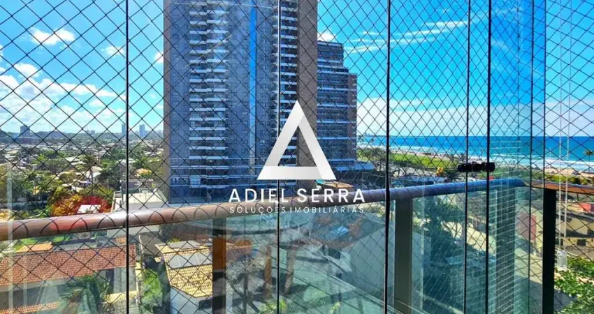 Jaguaribe | 2/4 c/ 1 suíte | 68 m² | vista mar | varanda integrada | mobiliado | total infraestrutura de lazer