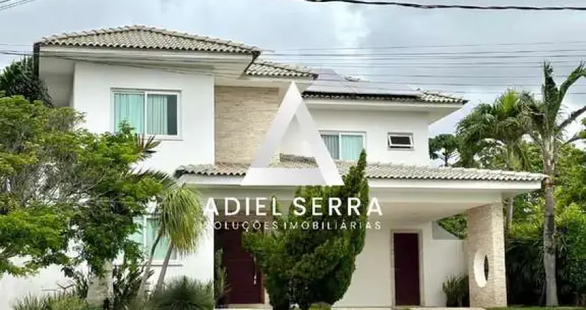 Alphaville Litoral Norte 1 | 5 Quartos | Dependência completa | Alto Padrão | 342m² | Energia solar | Gourmet | 4 Suítes | 4 Vagas