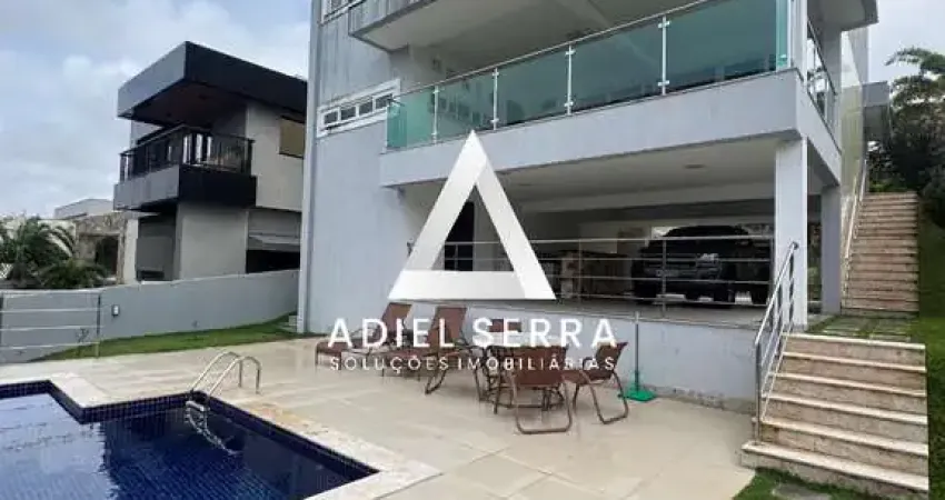 Alphaville 2 | Casa Alto Padrão | 5 Suítes | 444m² | Piscina | Sauna | 6 Vagas | Infraestrutura completa