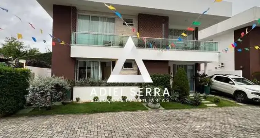 Buraquinho | 4 suítes | 180m² de área construída + 57m² de área gourmet | 2 vagas | Energia Solar | Closet | Condomínio Fechado | Projeto de Iluminação | Alto Padrão