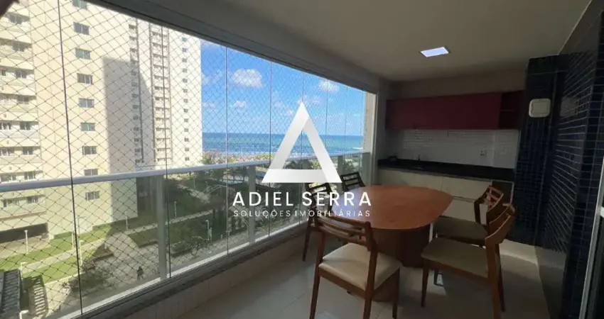 Pituaçu | apartamento alto padrão | 142m² | 4 quartos | 2 suítes | home office | vista mar