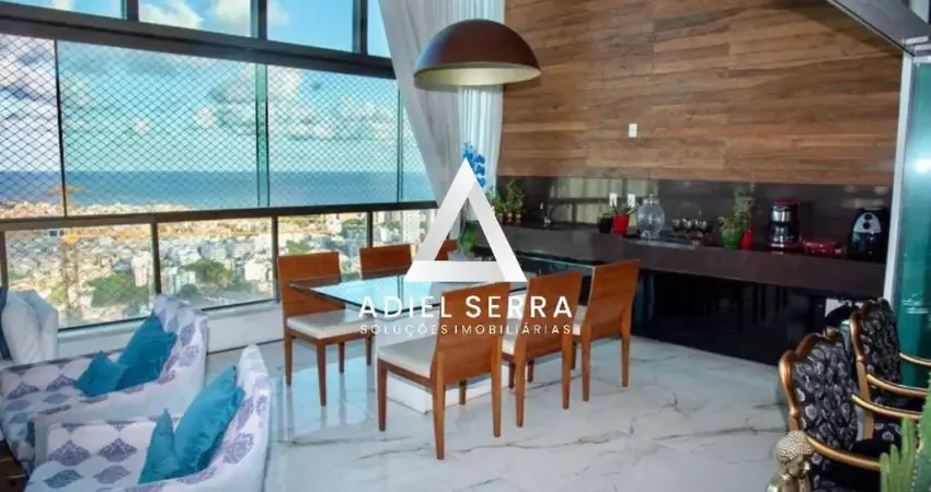 Horto florestal | cobertura duplex | alto padrão | 310m² | 4 suítes | varanda gourmet | vista mar | total infraestrutura de lazer
