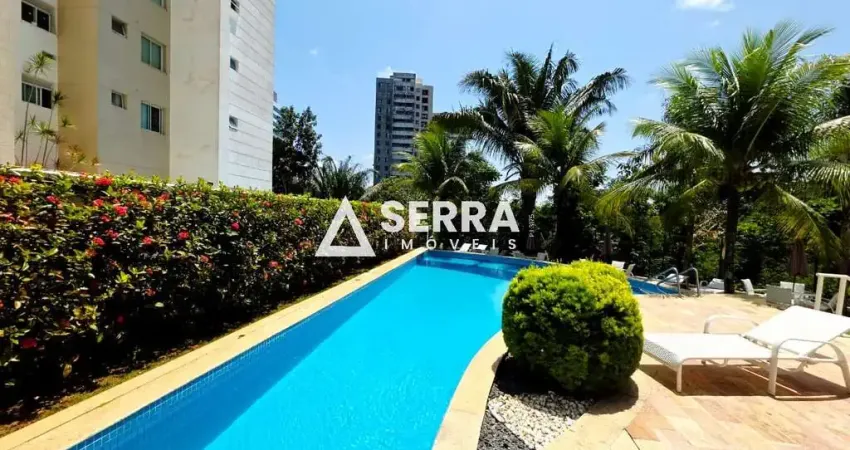 Alphaville 1 | apartamento 3/4 com suíte | 78 m² | varanda com cortina de vidro | total infraestrutura de lazer