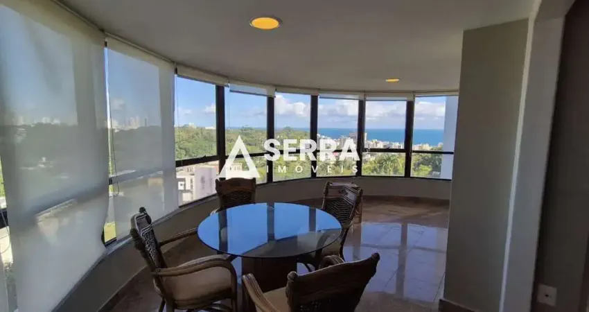 Federação | 4 suítes | 460m² | vista mar | armários planejados | dependência completa | total infraestrutura de lazer