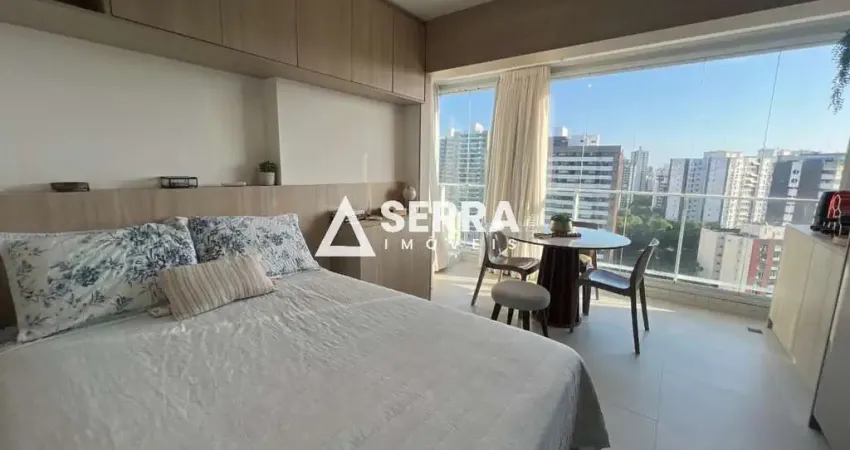 Caminho das árvores | 1 quarto (suíte) | 30m² | mobiliado | total infraestrutura de lazer