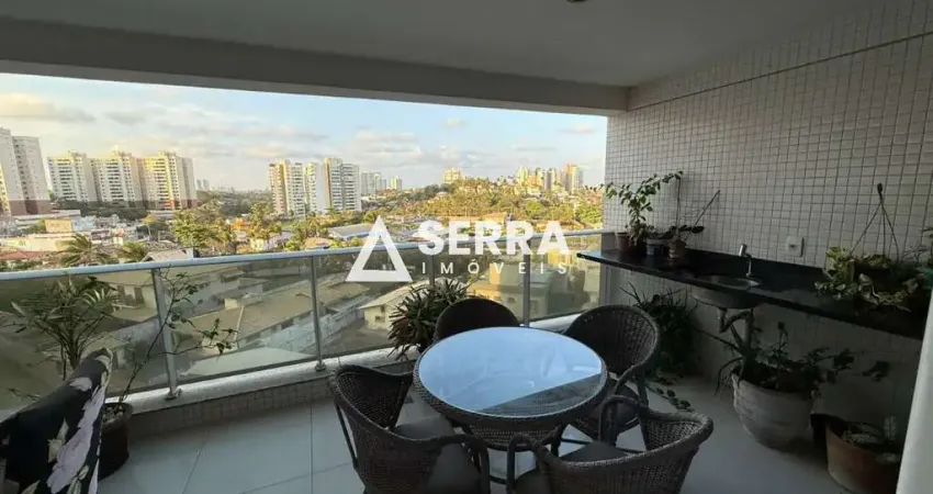Pituaçu | 4 quartos (2 suítes) | 140m² | varanda gourmet com vista mar | total infraestrutura de lazer