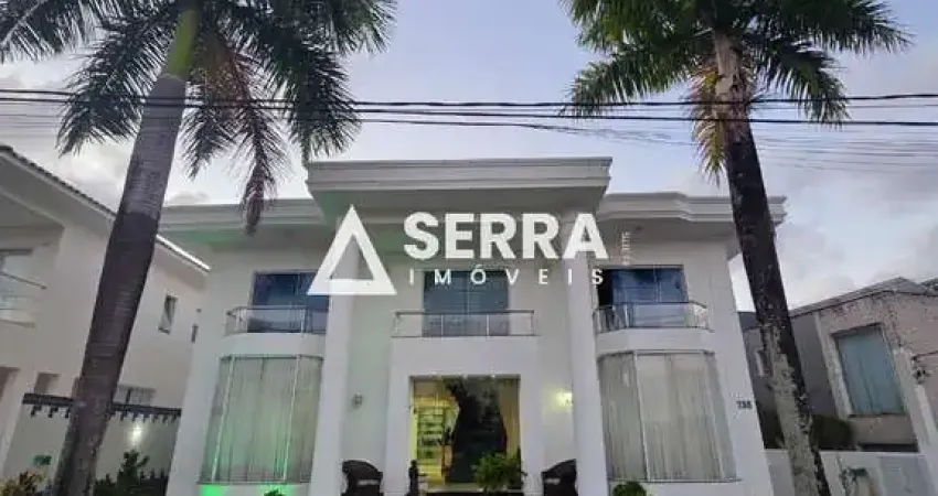 Alphaville salvador 1 | casa de luxo | 5 quartos (4 suítes) | 600m² | piscina | área gourmet | vista verde | lazer completo