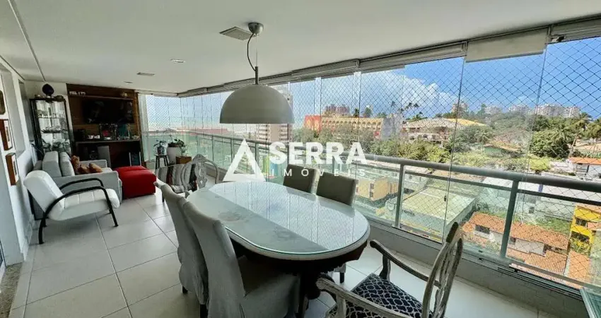 Patamares | 3 suítes | 140m² | vista mar | 3 vagas + depósitos | total infraestrutura de lazer