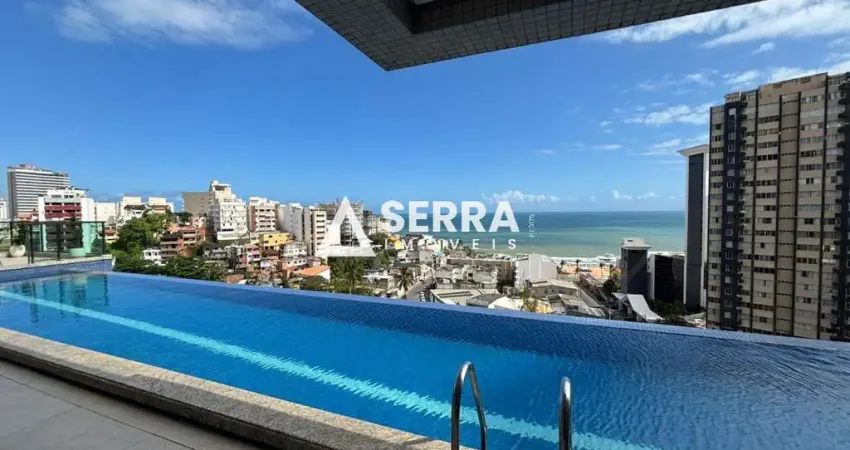 Rio vermelho | duplex 2 suítes | 90m² | vista mar 180° | total infraestrutura de lazer