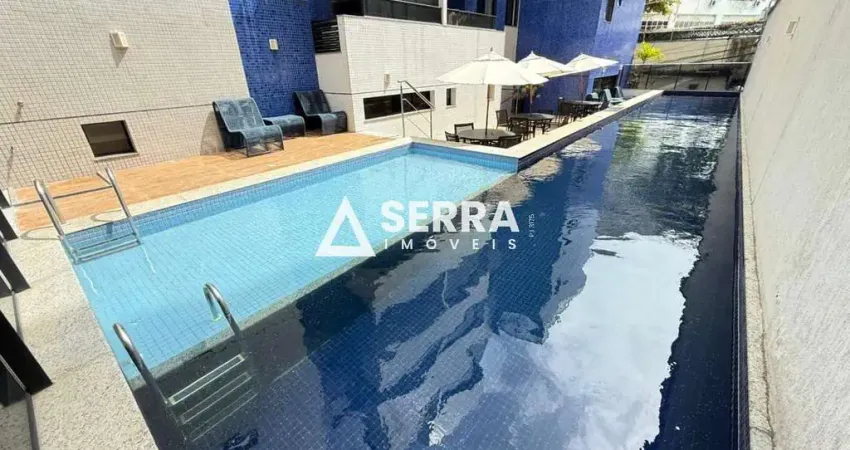 Ondina | apartamento mobiliado | 45m² | 1 quarto | varanda | total infraestrutura de lazer