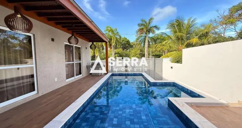 Alphaville litoral norte 1 | casa moderna | 4 quartos (2 suítes) | piscina privativa | total segurança