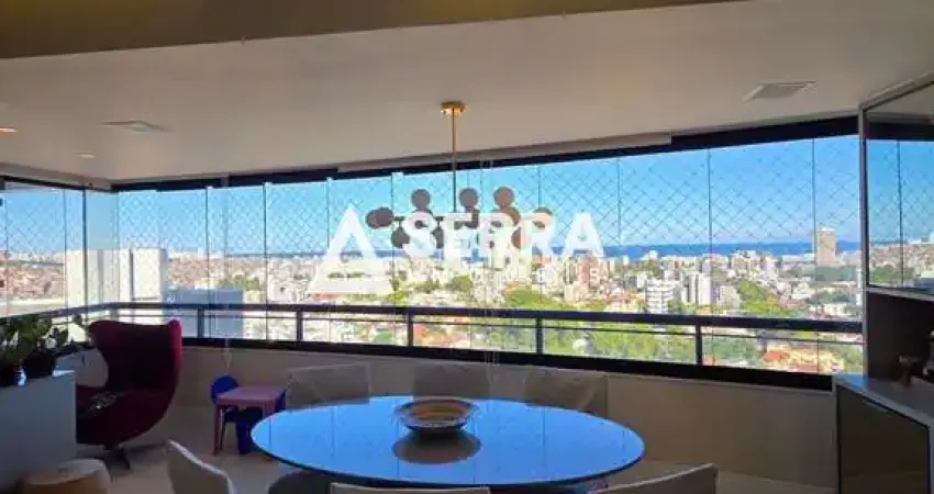 Horto florestal | 3 suítes + gabinete | 195 m² | porteira fechada | vista mar | 4 vagas | total infraestrutura de lazer