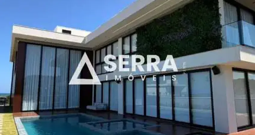 Alphaville Guarajuba | Casa Alto Padrão | 408m² Construídos | 751m² Terreno | 5 Suítes | 2ª Linha do Mar | Total Conforto e Segurança