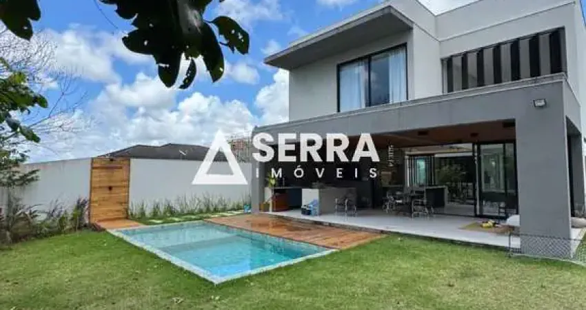 Alphaville Litoral Norte 3 | Casa Alto Padrão | 355 m² | Vista Permanente para Mata | Energia Solar | Total Conforto e Segurança