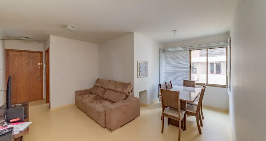 Apartamento 2 dormitórios (suíte): 66m² mobiliado, vista 360° e portaria 24h na rua santana, farroupilha!