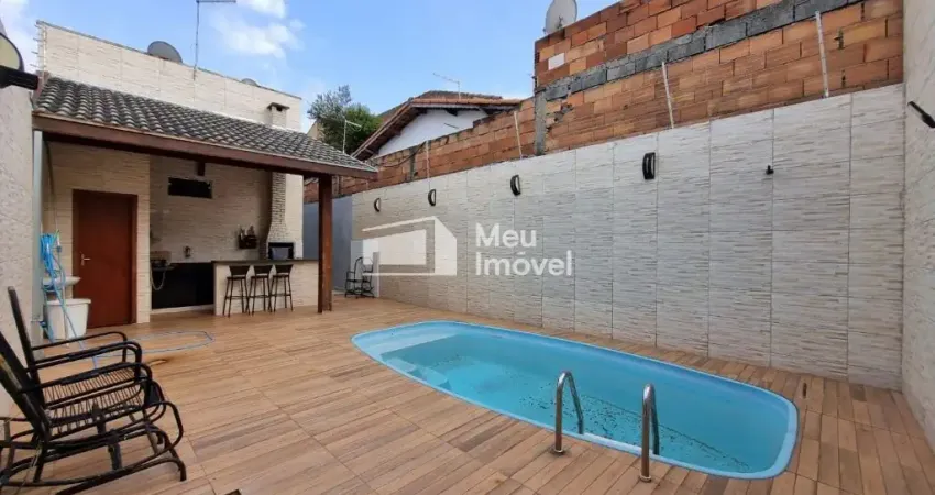 Luc aluga casa térrea - piscina e área gourmet - 3 quartos (1 suíte + closet) santa marina -jacareí