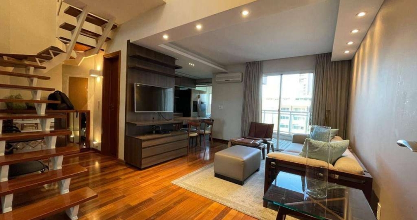 VENDA DE APTO LOCADO COM RENDA Duplex com 1 dormitório, 64 m² - Moema - São Paulo/SP