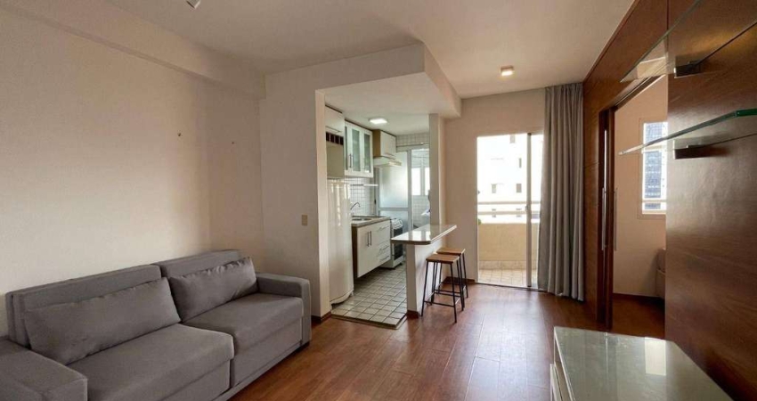 Apartamento com 1 dormitório para alugar, 40 m² por R$ 5.182,51/mês - Pinheiros - São Paulo/SP