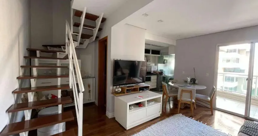 VENDA DE APTO LOCADO COM RENDA Duplex com 1 dormitório, 64 m² - Moema - São Paulo/SP