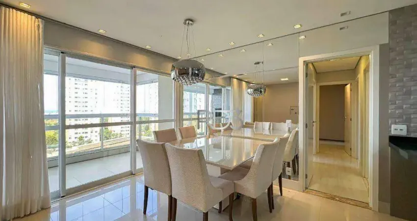 Apartamento com 3 dormitórios para alugar, 108 m² por R$ 7.200,00/mês - Edifício Kensington Gardens - Londrina/PR