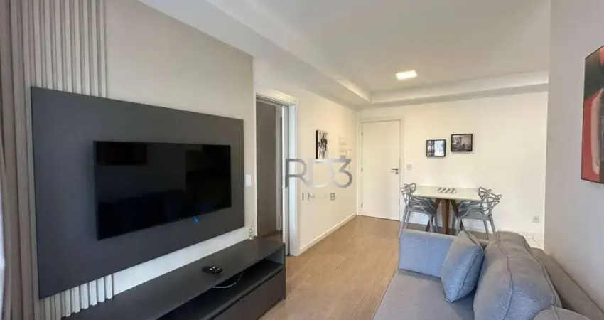 Apartamento com 1 dormitório para alugar, 51 m² por r$ 3.300,00/mês - gleba palhano - londrina/pr