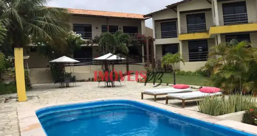 Belíssima pousada beira de pista em tabatimga ii com vista mar.