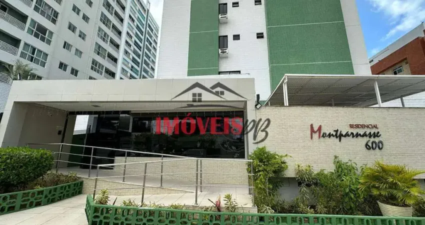 Lindo apartamento em cabo branco com vista mar, a 400 metros da orla