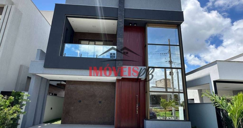 casa em condomínio fecha com com 4 suítes.