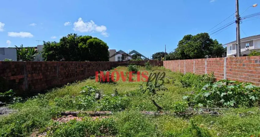 Terreno bem localizado no portal do Sol, de esquina murado