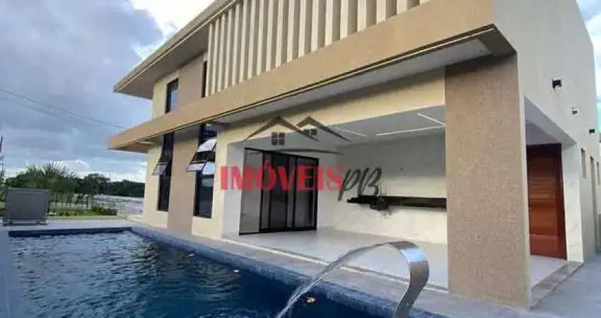 CASA DE ALTO PADRÃO PRONTA PARA MORAR NO CONDOMÍNIO VILLAS DE CARAPIBUS.