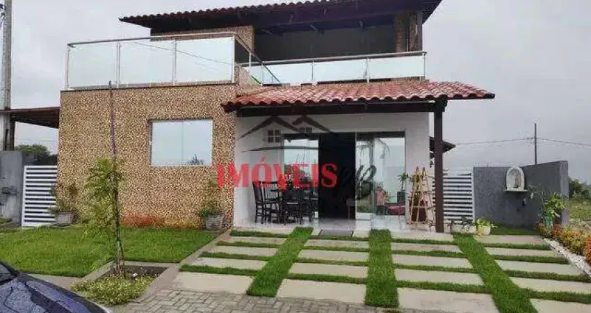 Casa em condomínio fechado na praia de carapibus com solário e jacuzzi