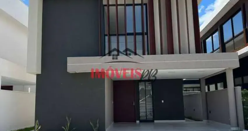 Casa em condomínio fechado, com alta sofisticação e conforto com 4 quartos