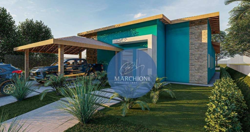 Casa de campo em condomínio fechado de Pinhalzinho!