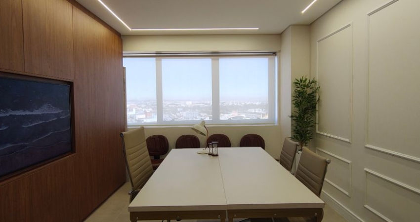 Sala Office 100% mobiliada para alugar no Max Plaza - Canoas