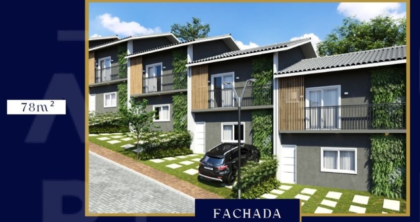 Casas de 2 e 3 Dorm. Entrada de R$ 5 mil + mensais