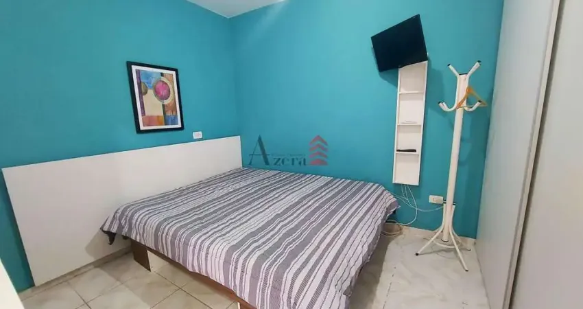 Apartamento mobiliado para locação em são paulo, santo amaro, 1 dormitório, 1 banheiro