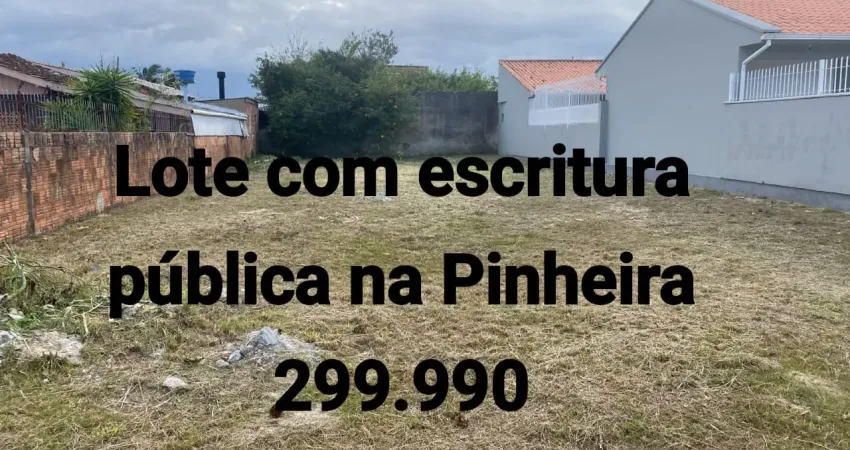 Terreno à venda na Rua Hermelinda Amélia Felipe, 420, Pinheira, Palhoça
