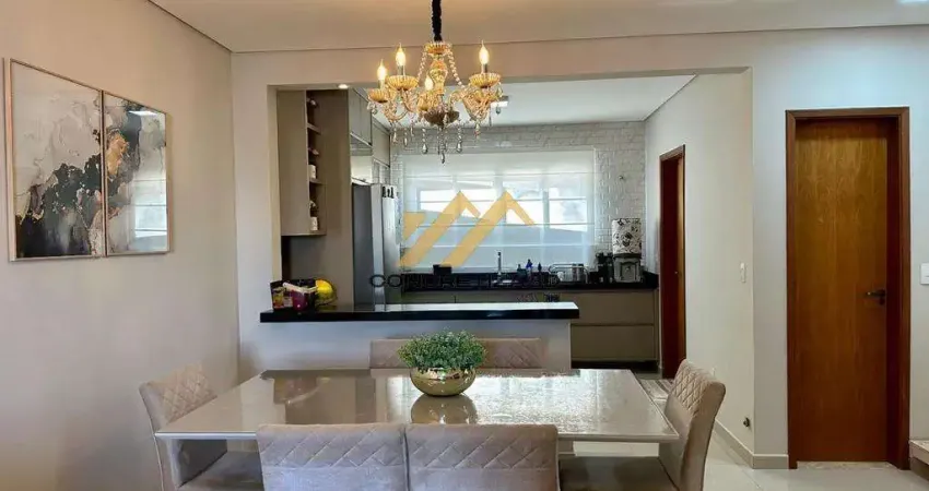 Sobrado à venda em indaiatuba, jardim park real, com 3 quartos, com 146.5 m², jardim park real