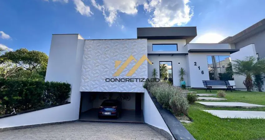 Casa  com 3 suítes à venda em indaiatuba, condomínio terra magna, com 298 m²