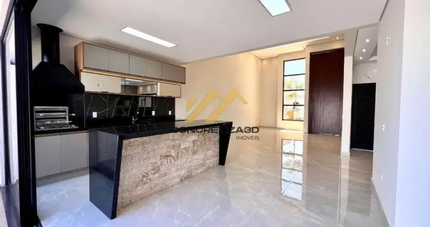 Casa à venda em indaiatuba, residencial evidências, com 3 suítes, com 205 m², condomínio evidências