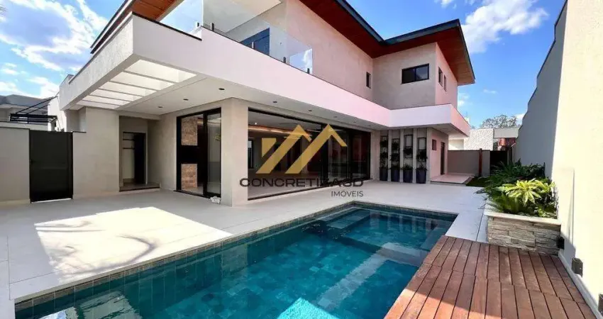 Sobrado com 5 suítes à venda, 560 m² - parque villa dos pinheiros - indaiatuba/sp