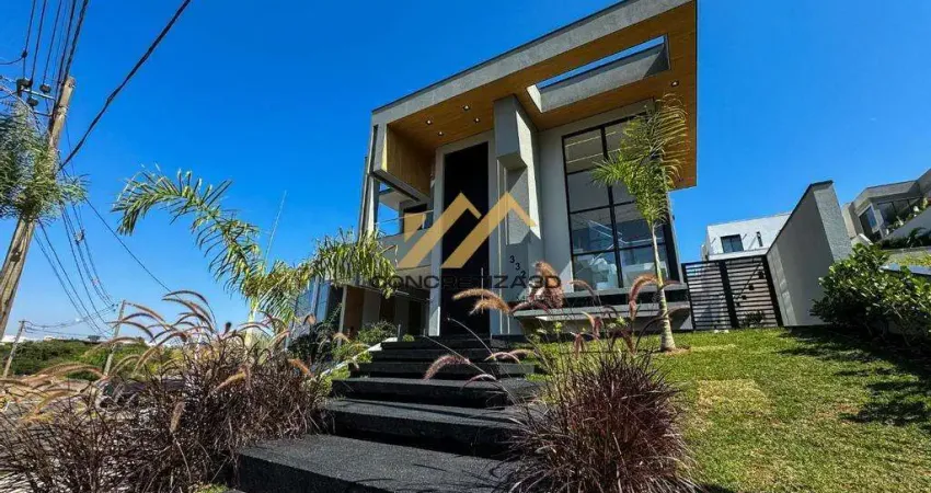 Sobrado à venda em indaiatuba, jardim residencial helvétia park ii, com 3 suítes, com 276 m²